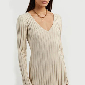 Vestido Tricô Romana