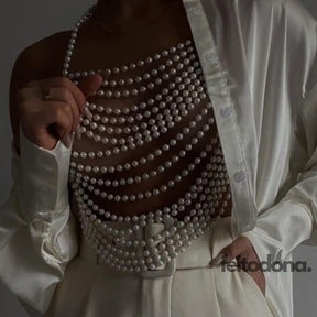 Body Chain Perolado Eva