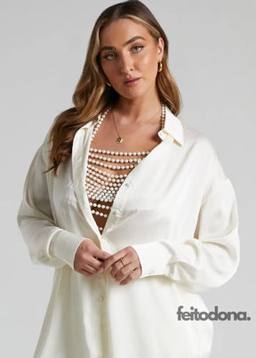 Body Chain Perolado Eva