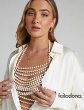 Body Chain Perolado Eva