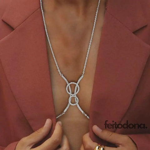 Body Chain Scarllet Prata