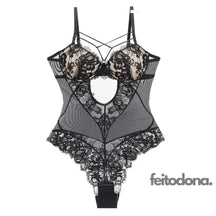 Body Lingerie Rendada Roberta Preto / P