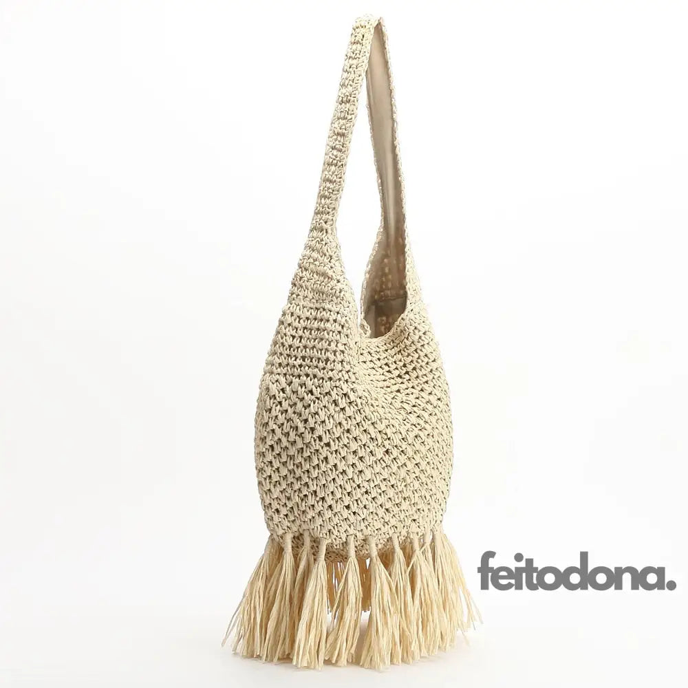 Bolsa De Crochê Luxo Madam