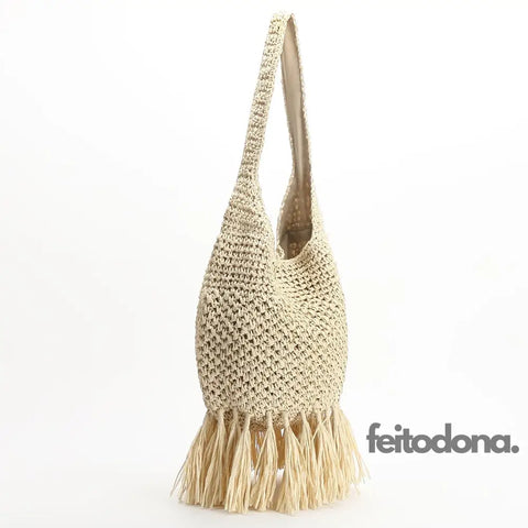 Bolsa De Crochê Luxo Madam