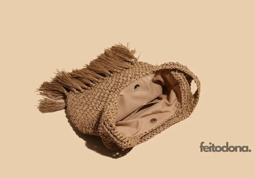 Bolsa De Crochê Luxo Madam