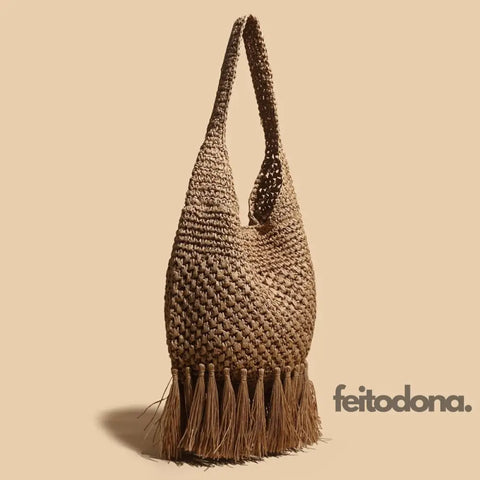 Bolsa De Crochê Luxo Madam