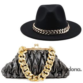 Combo Chapéu E Bolsa Lilly