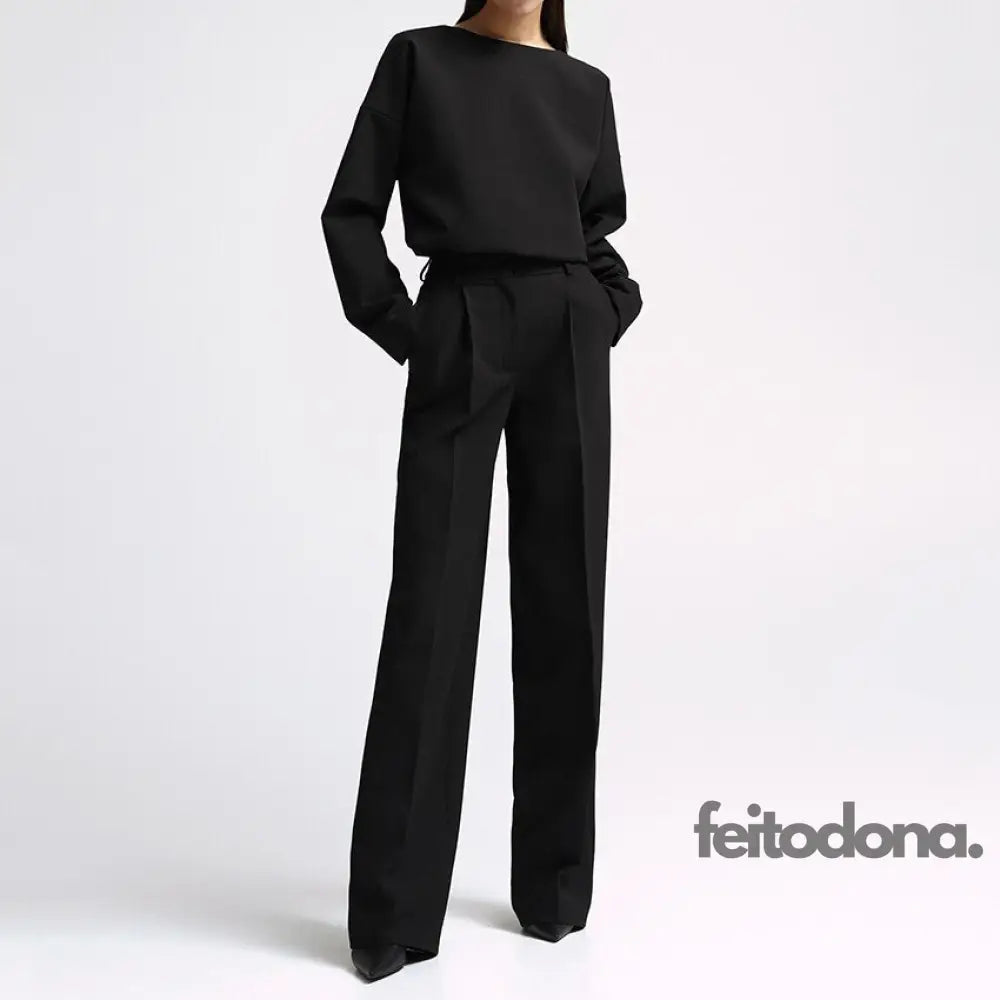 Conjunto Alfaiataria Benie Preto / P