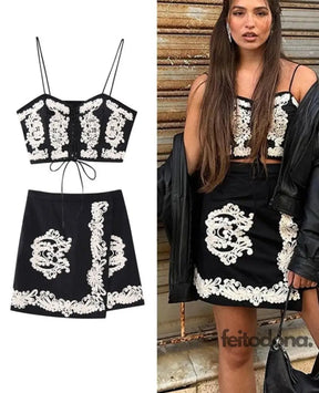 Conjunto Bordado Juju