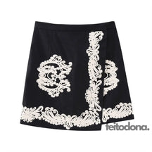 Conjunto Bordado Juju Saia / Pp