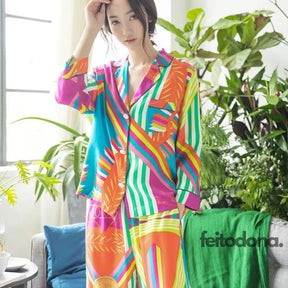 Conjunto Cetim Garden Luxo