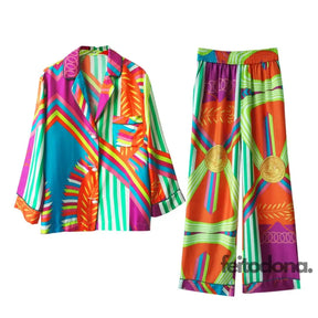 Conjunto Cetim Garden Luxo