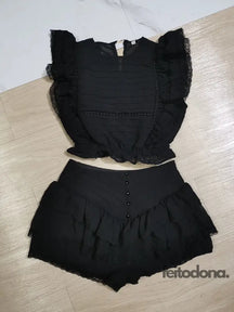 Conjunto Corinne Preto / P