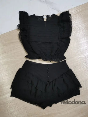 Conjunto Corinne Preto / P
