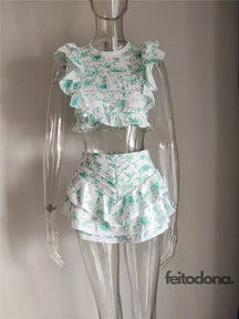 Conjunto Corinne Verde Claro / P
