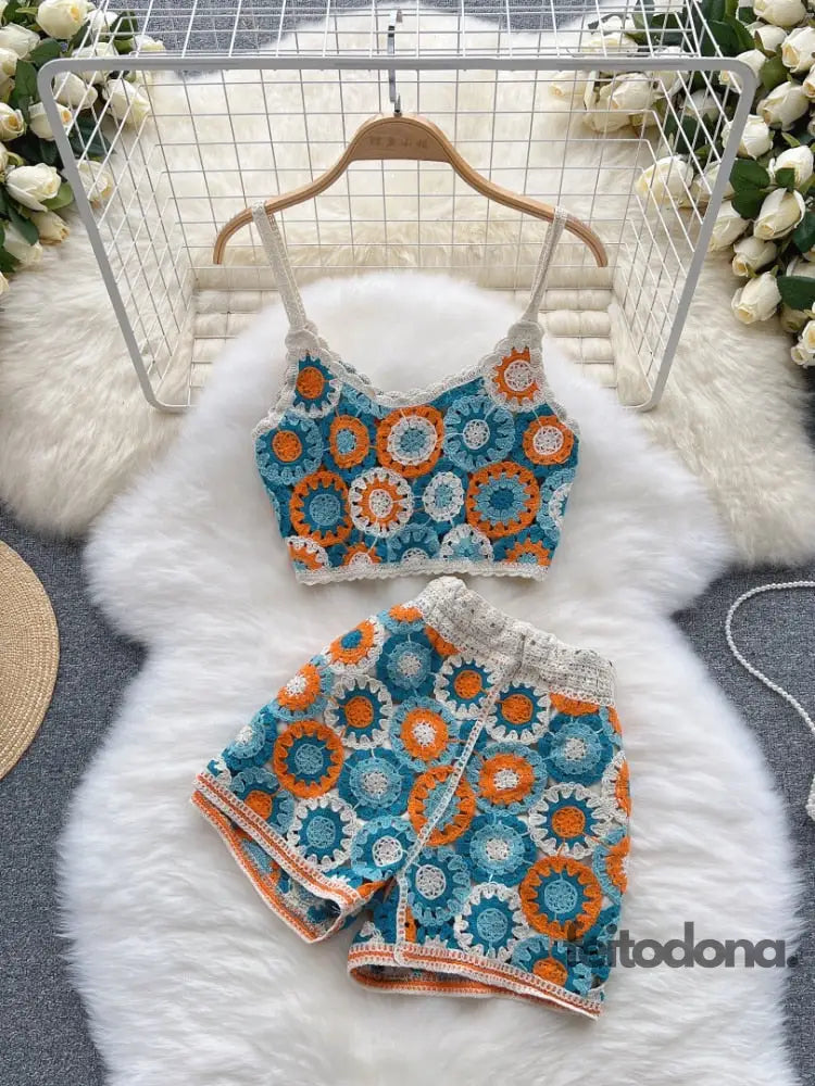 Conjunto De Crochê Gabriela