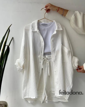 Conjunto Outono Rytia Branco / P
