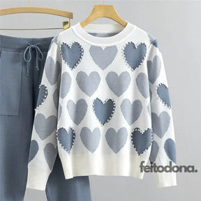 Conjunto Moletom 2 Peças Coração