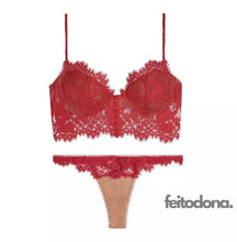 Lingerie Conjunto Mariah Vemelho / P 3120601