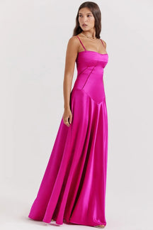 Vestido Acetinado Stela