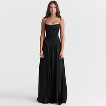 Vestido Acetinado Stela