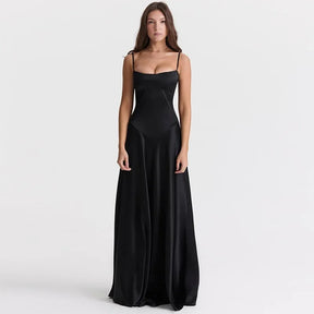 Vestido Acetinado Stela