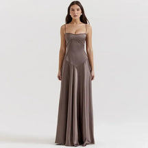 Vestido Acetinado Stela