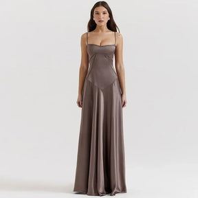 Vestido Acetinado Stela
