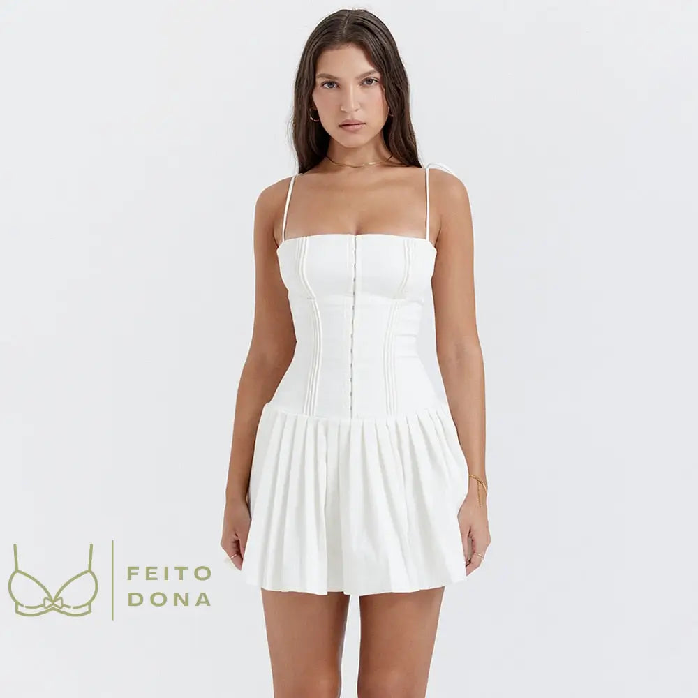 Mini Dress Letícia Branco / Pp