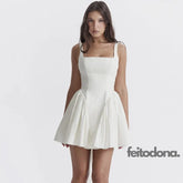 Mini Vestido Camila Branco / P