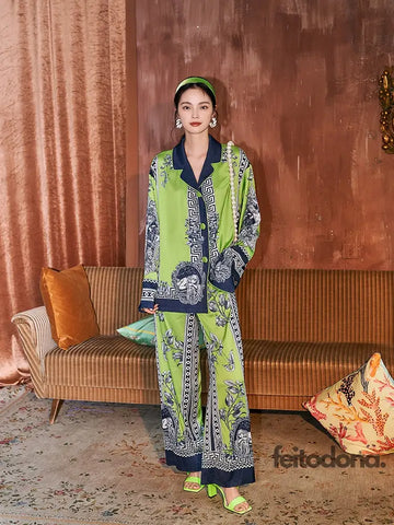 Pijama Cetim Bohemian Luxo