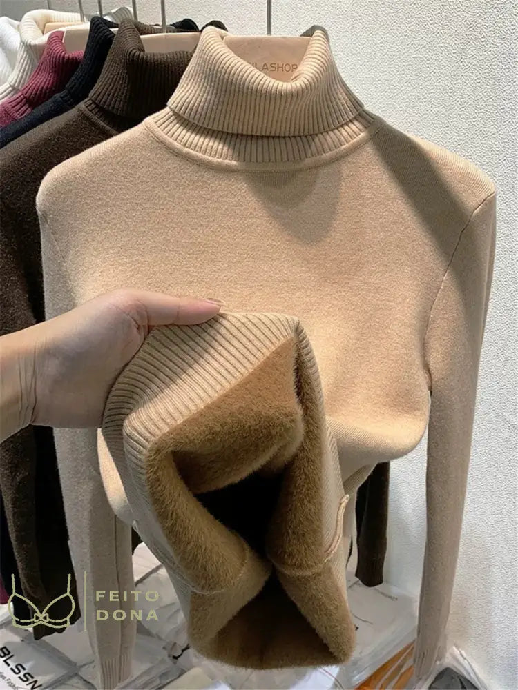 Suéter Super Térmico Cacharrel Caqui / Pp