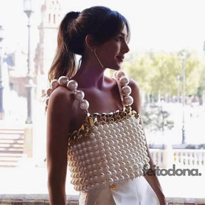 Top Crop Chain Big Pérolas