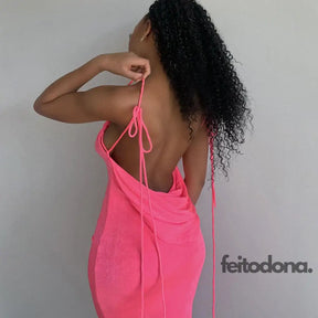 Vestido Drapeado Madelaine
