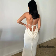 Vestido Drapeado Madelaine Champagne / P
