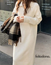 Vestido Moletom Berlim Creme / Tamanho Único
