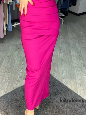 Vestido Nula Manga Pink