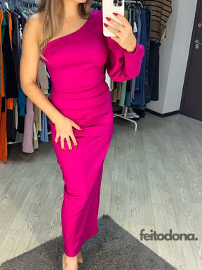 Vestido Nula Manga Pink