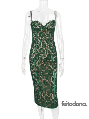 Vestido Rendado Louise Vestido 09