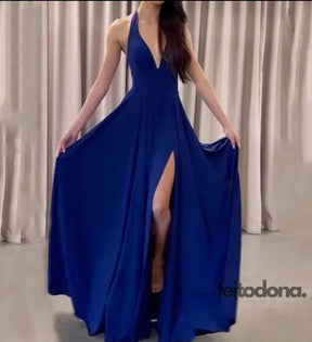Vestido Sereia Azul
